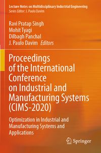Produktbild: Proceedings of the International Conference on Industrial and Manufacturing Systems (CIMS-2020)