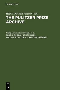 Produktbild: Cultural Criticism 1969-1990