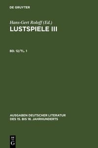 Produktbild: Lustspiele III. Erster Teil
