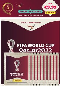 Bild vom Artikel Offiziell lizenzierte Stickerkollektion FIFA World Cup Qatar 2022 - Panini: Starter-Set Standard-Album mit 10 Tüten vom Autor 