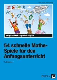 Produktbild: 54 schnelle Mathe-Spiele f&uuml;r den Anfangsunterricht