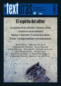 Produktbild: Texturas 42: el esp&iacute;ritu del editor