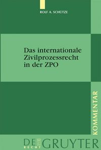 Produktbild: Das internationale Zivilprozessrecht in der ZPO
