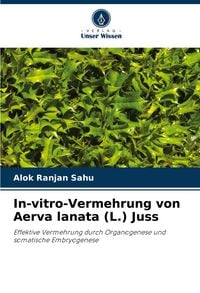 Produktbild: In-vitro-Vermehrung von Aerva lanata (L.) Juss