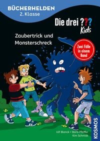 Produktbild: Die drei ??? Kids, B&uuml;cherhelden 2. Klasse, Doppelband 1, Zaubertrick und Monsterschreck