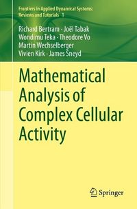 Produktbild: Mathematical Analysis of Complex Cellular Activity