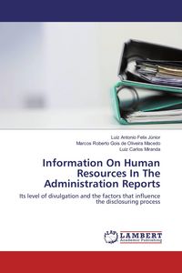 Produktbild: Information On Human Resources In The Administration Reports
