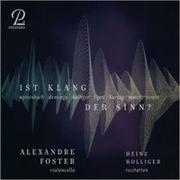 Produktbild: Ist Klang der Sinn? - Zeitgen. Werke f&uuml;r Cello
