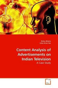 Produktbild: Bhatia, R: Content Analysis of Advertisements on Indian Tele