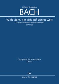 Produktbild: Wohl dem, der sich auf seinen Gott (Klavierauszug)