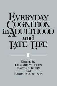 Produktbild: Everyday Cognition in Adulthood and Late Life