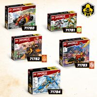 LEGO NINJAGO 71783 Kais Mech-Bike EVO, Ninja Motorrad Spielzeug