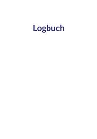Produktbild: Logbuch