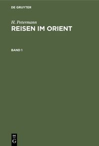 Produktbild: Reisen im Orient. Band 1