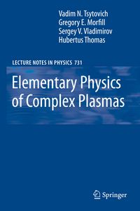 Produktbild: Elementary Physics of Complex Plasmas