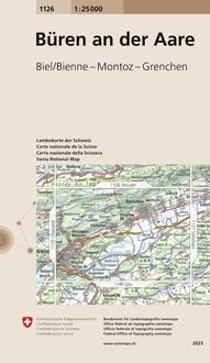 Produktbild: Swisstopo 1 : 25 000 B&uuml;ren a. A.