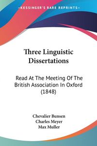 Produktbild: Three Linguistic Dissertations