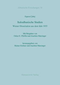 Produktbild: Italoalbanische Studien