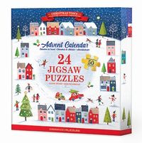 Bild vom Artikel Eurographics 9924-5805 - Adventskalender Christmas Town, 24 Puzzles je 50 Teile vom Autor 