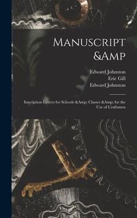 Produktbild: Manuscript & Inscription Letters for Schools & Classes & for the Use of Craftsmen