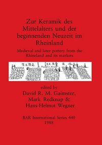 Produktbild: Zur Keramik des Mittelalters und der beginnenden Neuzeit im Rheinland