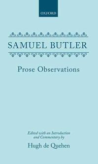 Produktbild: Prose Observations