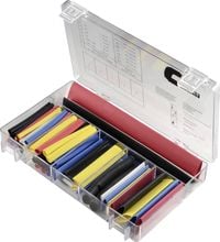 Produktbild: DSG Canusa 8011005990 Schrumpfschlauchsortiment Schrumpfrate:2:1 64 Teile