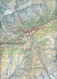 Swisstopo 1 : 50 000 Disentis Mustér