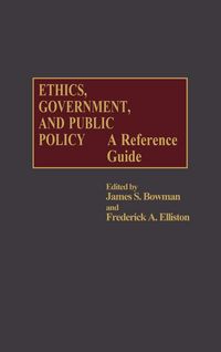 Produktbild: Ethics, Government, and Public Policy
