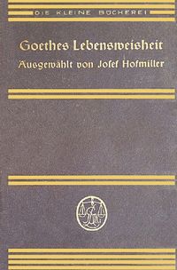Produktbild: Goethes Lebensweisheit