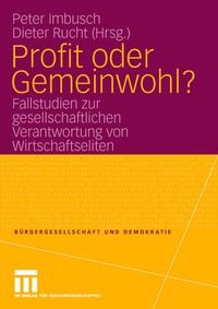 Produktbild: Profit oder Gemeinwohl?