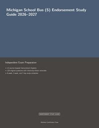 Produktbild: Michigan School Bus (S) Endorsement Study Guide 2026-2027