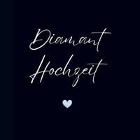 Produktbild: G&auml;stebuch "Diamant Hochzeit"- Premium G&auml;stebuch Blanko