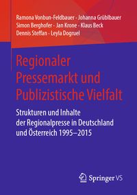 Produktbild: Regionaler Pressemarkt und Publizistische Vielfalt