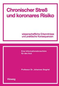 Produktbild: Chronischer Stre&szlig; und koronares Risiko