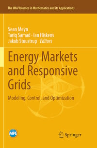 Produktbild: Energy Markets and Responsive Grids