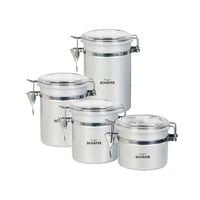 Produktbild: Neuetischkultur Vorratsdosen 4er-Set Metallic