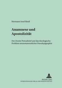 Produktbild: Anamnese und Apostolizit&auml;t