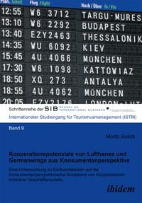 Produktbild: Kooperationspotenziale von Lufthansa und Germanwings aus Konsumentenperspektive