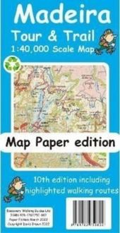 Produktbild: Madeira Tour and Trail Map paper edition
