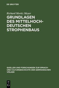Produktbild: Grundlagen des mittelhochdeutschen Strophenbaus