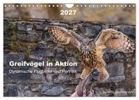 Produktbild: Greifv&ouml;gel in Aktion - Dynamische Flugbilder und Portr&auml;ts (Wandkalender 2027 DIN A4 quer), CALVENDO Monatskalender