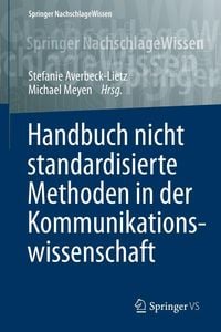 Produktbild: Handbuch nicht standardisierte Methoden in der Kommunikationswissenschaft
