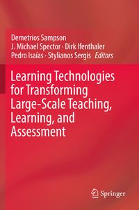 Produktbild: Learning Technologies for Transforming Large-Scale Teaching, Learning, and Assessment