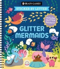 Produktbild: Brain Games - Sticker by Letter: Glitter Mermaids