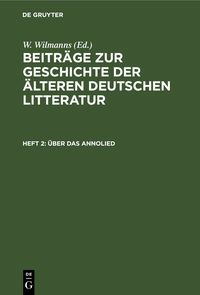 Produktbild: &Uuml;ber das Annolied
