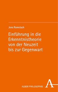 Produktbild: Einf&uuml;hrung in die Erkenntnistheorie von der Neuzeit bis zur Gegenwart