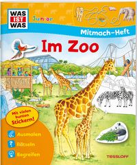 Bild vom Artikel WAS IST WAS Junior Mitmach-Heft Zoo vom Autor Tatjana Marti
