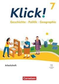 Produktbild: Klick! - F&auml;cher&uuml;bergreifendes Lehrwerk f&uuml;r Lernende mit F&ouml;rderbedarf - Geschichte Politik Geographie - Fachhefte f&uuml;r alle Bundesl&auml;nder - Ausgabe ab 2024 - 7. Schuljahr