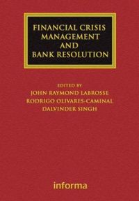 Produktbild: LaBrosse, J: Financial Crisis Management and Bank Resolution